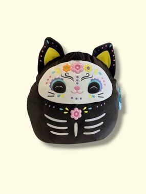 BNWT Squishmallows Zelina Day of the Dead Cat Large